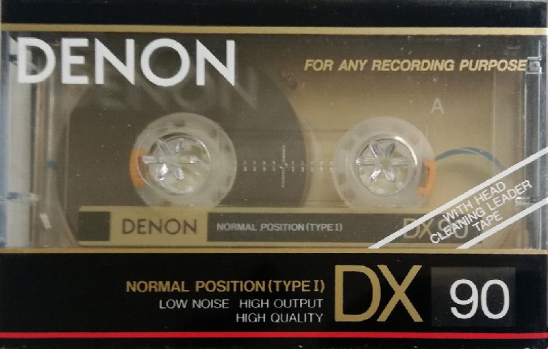 Compact Cassette Denon DX 90 Type I Normal 1990 Europe