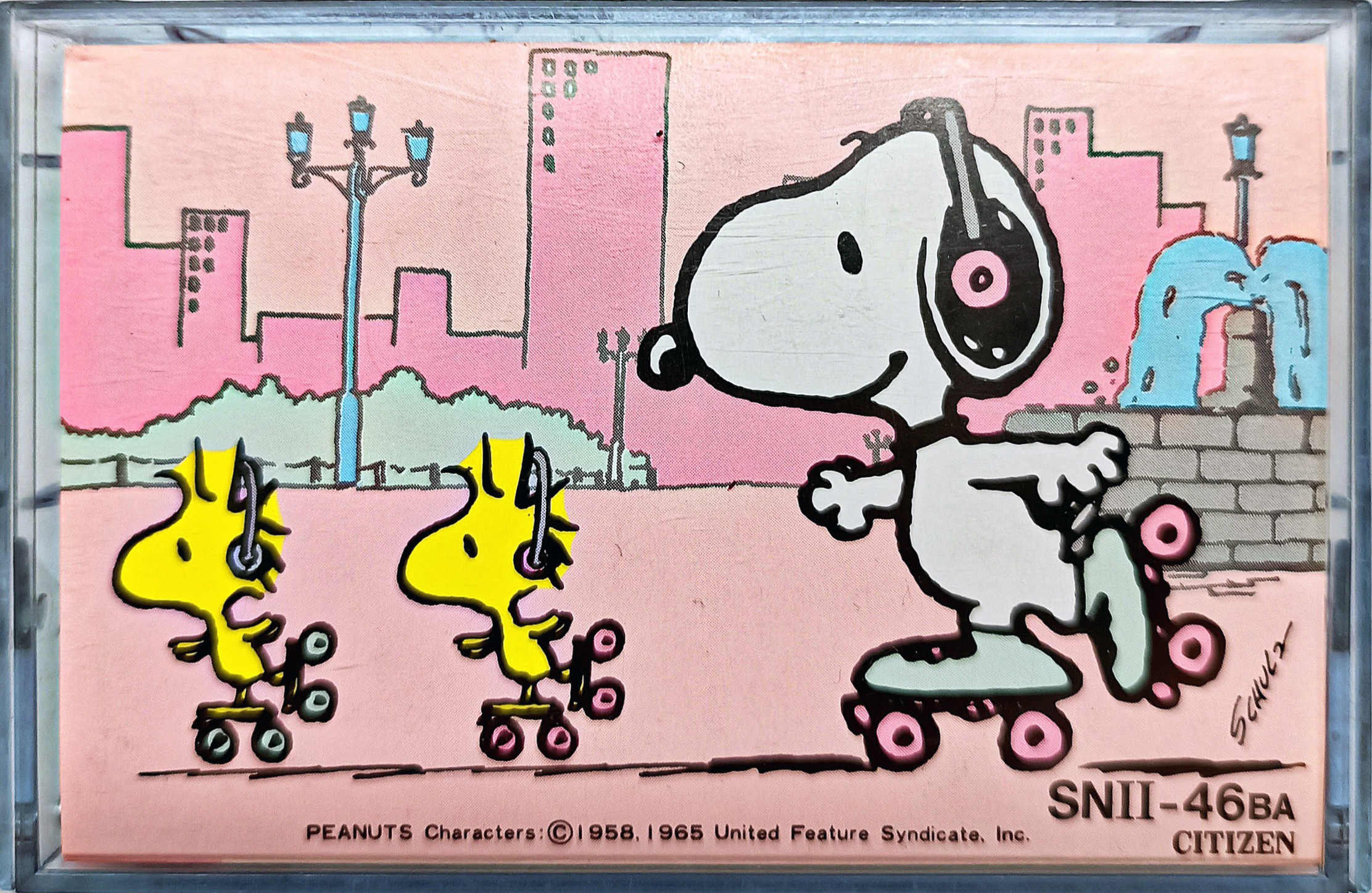 Compact Cassette Citizen Snoopy SN II 46 "SNII-46BA" Type I Normal 1985 Japan