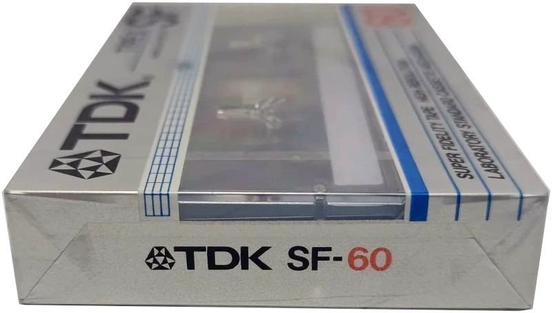 Compact Cassette TDK SF 60 Type II Chrome 1985 Australia, Europe