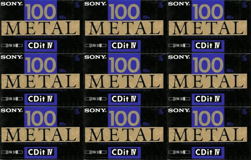 Compact Cassette: Sony  - CDit IV 100