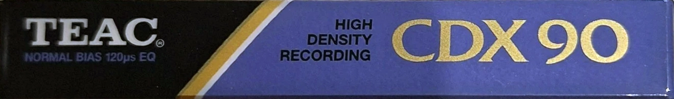 Compact Cassette Teac CDX 90 Type I Normal 1990 Austria