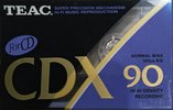 Compact Cassette Teac CDX 90 Type I Normal 1990 Austria