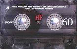 Compact Cassette Sony HF 60 "C-60HFC" Type I Normal 2002 Europe