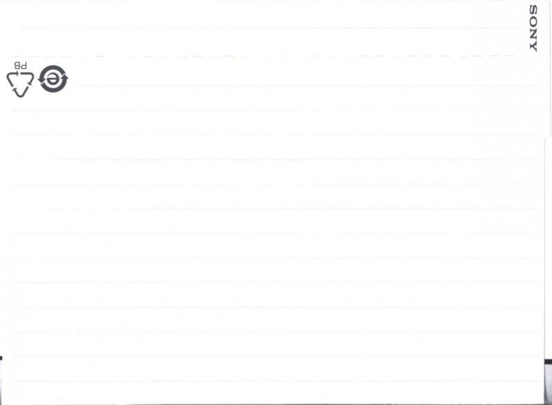 Compact Cassette Sony HF 60 "C-60HFC" Type I Normal 2002 Europe