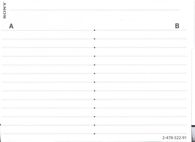 Compact Cassette Sony HF 60 "C-60HFC" Type I Normal 2002 Europe