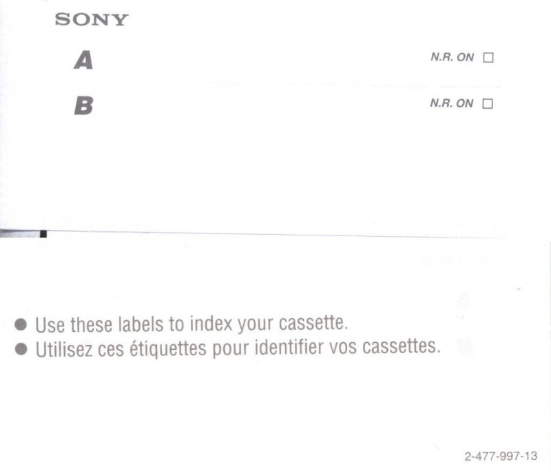 Compact Cassette: Sony  - HF 60