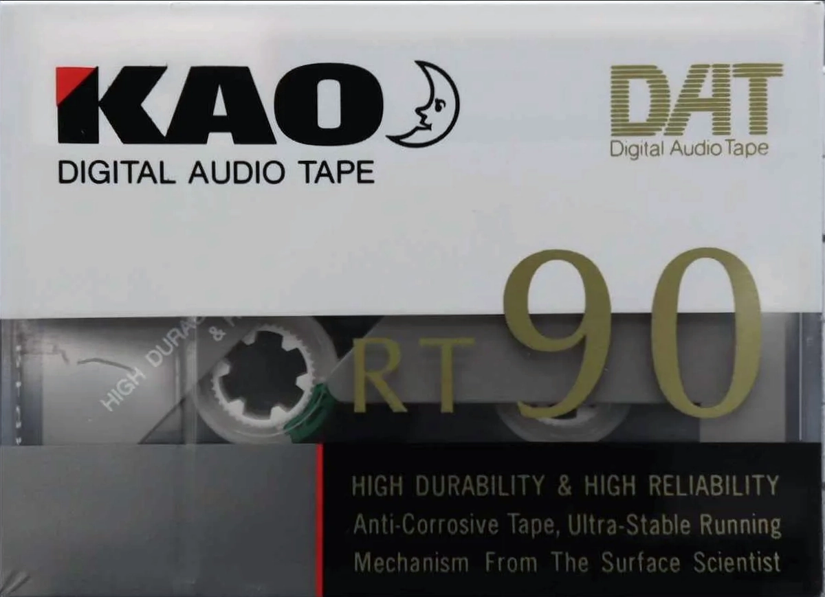 Digital Audio Tape KAO RT 90 Type IV Metal 1994 Japan