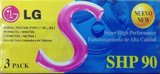 3 pack LG SHP 90 Type I Normal 1991 North America