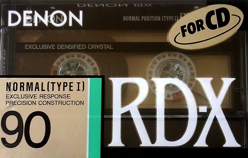 Compact Cassette Denon RD-X 90 "RD-X90P" Type I Normal 1989 Japan