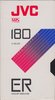 VHS, Video Home System JVC ER 180 Type I Normal 1989 Europe
