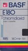 VHS, Video Home System BASF 180 Type II Chrome 1983 Europe