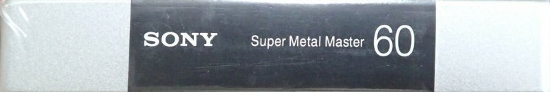 Compact Cassette Sony Super Metal Master 60 "C-60SMMST" Type IV Metal 1996 Japan