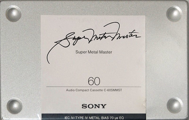 Compact Cassette: Sony  - Super Metal Master 60