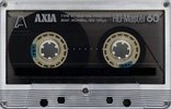 Compact Cassette AXIA Master 60 "HD" Type I Normal 1989 Japan