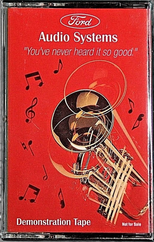 Compact Cassette Loran Ford Audio Systems Demonstration Tape 1991 USA