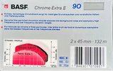 Compact Cassette BASF Chrome Extra II 90 Type II Chrome 1987 Latin America