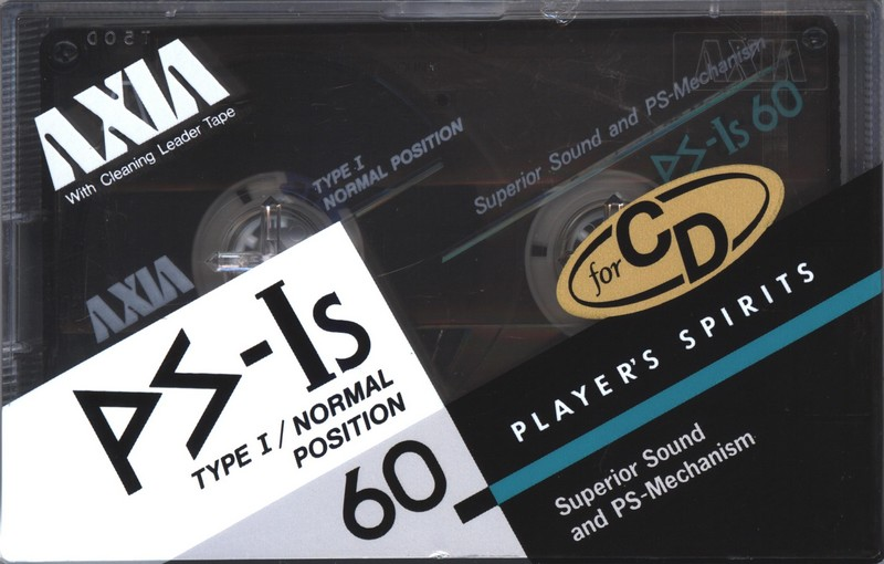 Compact Cassette AXIA PS-Is 60 Type I Normal 1988 Japan