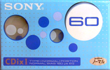 Compact Cassette Sony CDix I 60 "C60CDX1L" Type I Normal 2001 Japan
