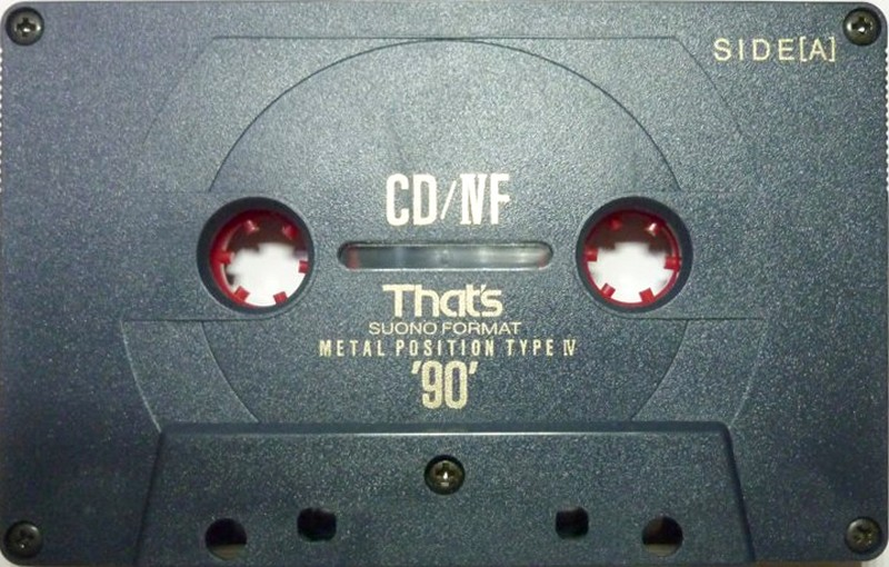 Compact Cassette Thats CD-IVF 90 Type IV Metal 1991 Japan