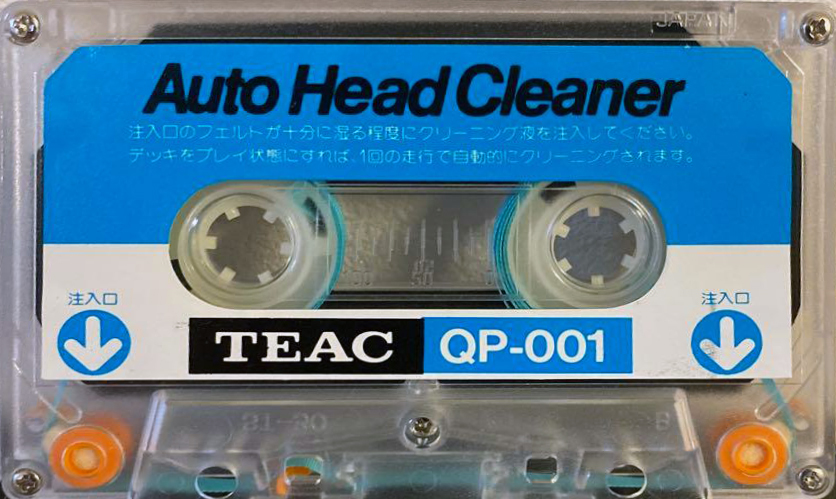 Blister Teac "QP-001" Cleaning Cassette Japan