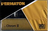 Compact Cassette Permaton Chrom II 90 Type II Chrome 1989 Europe
