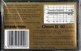 Compact Cassette Permaton Chrom II 90 Type II Chrome 1989 Europe