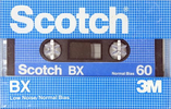 Compact Cassette Scotch BX 60 Type I Normal 1982 Europe