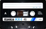 Compact Cassette Konica KX-I 46 Type I Normal 1987 Japan