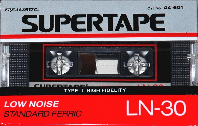 Compact Cassette SUPERTAPE LN 30 "44-601" Type I Normal 1988 Australia