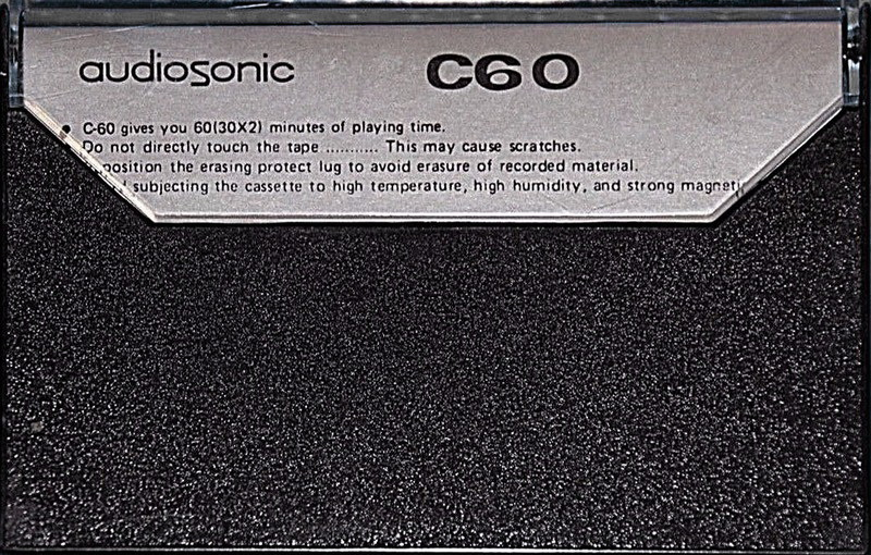 Compact Cassette: Unknown Audio Sonic -  60