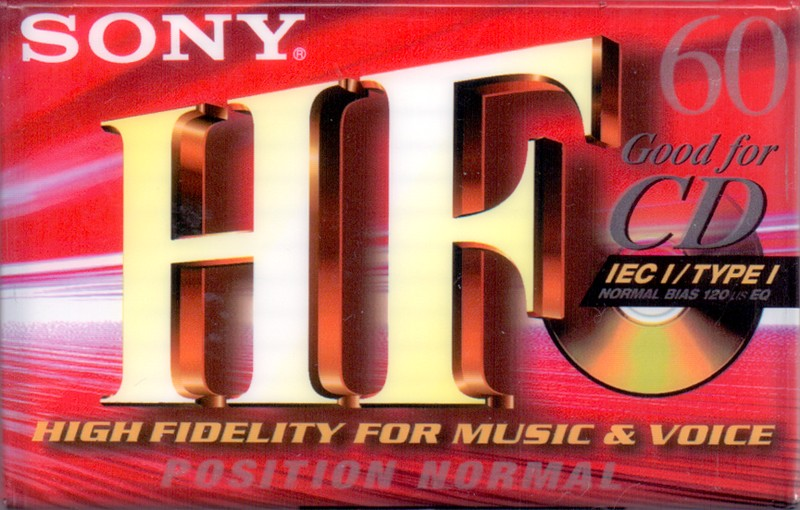 Compact Cassette Sony HF 60 "C-60HFC" Type I Normal 2002 Europe