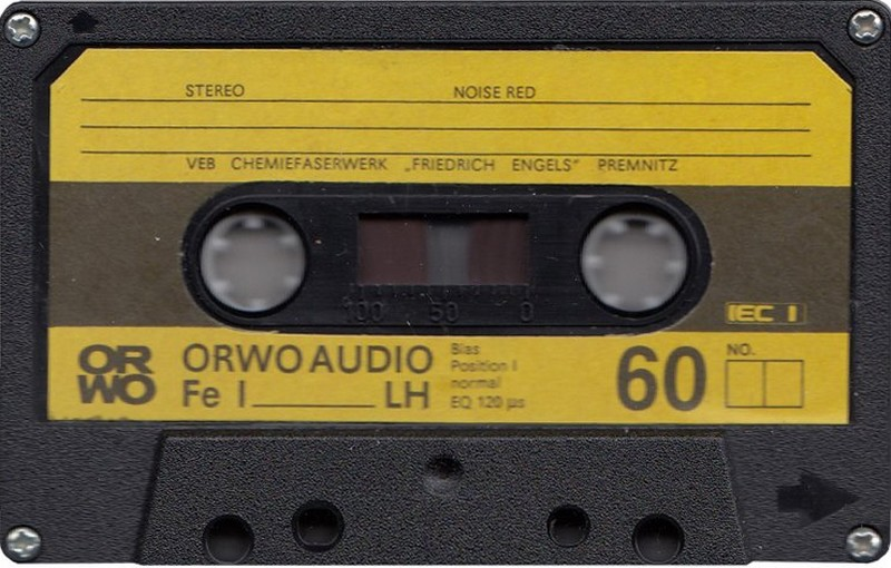 Compact Cassette ORWO 60 Type I Normal 1989 East Germany