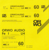 Compact Cassette ORWO 60 Type I Normal 1989 East Germany