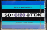 Compact Cassette TDK SD 120 Type I Normal 1973 Europe