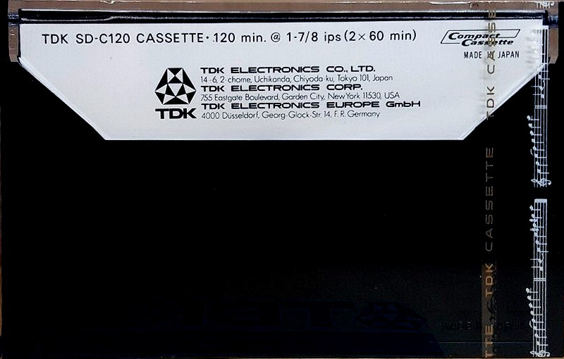 Compact Cassette: TDK  - SD 120