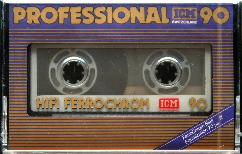 Compact Cassette ICM HIFI Ferrochrom 90 Type III Ferro Chrome Europe