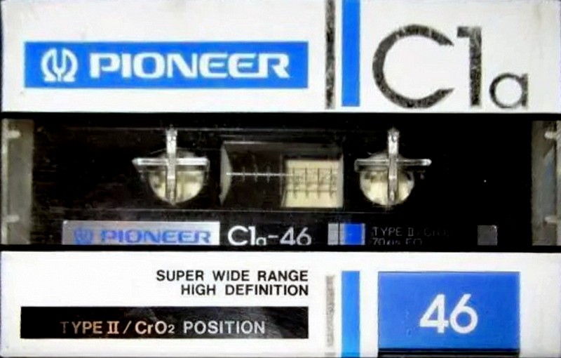 Compact Cassette Pioneer C1a 46 Type II Chrome 1982 Japan