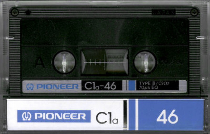 Compact Cassette Pioneer C1a 46 Type II Chrome 1982 Japan