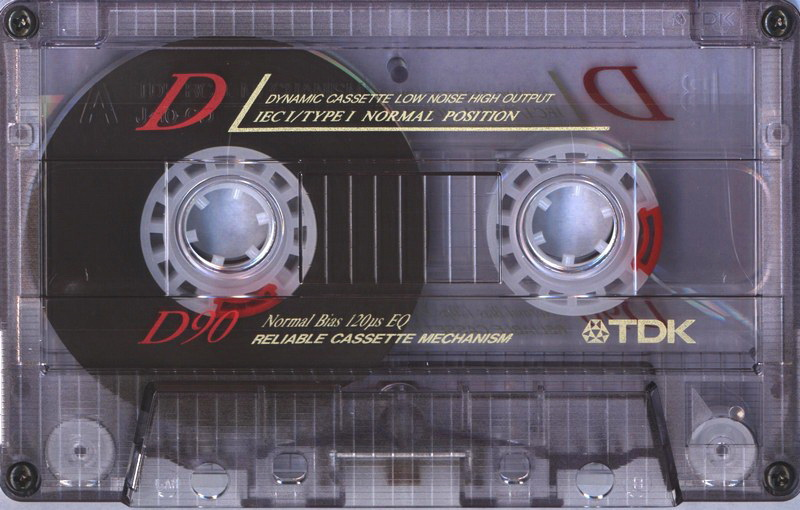 Compact Cassette TDK D 90 Type I Normal 1990 North America