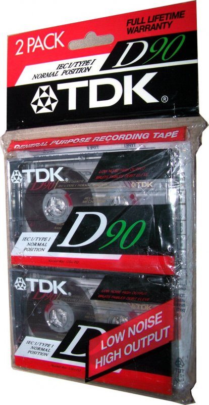 Compact Cassette: TDK  - D 90