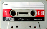Compact Cassette Super Crons 60 Type I Normal 1981 Hong Kong