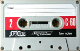 Compact Cassette Super Crons 60 Type I Normal 1981 Hong Kong