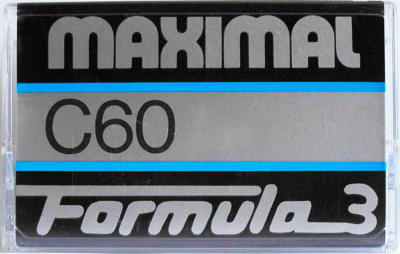 Compact Cassette Maximal 60 "Formula 3" Type I Normal