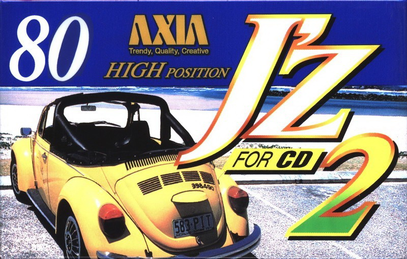 Compact Cassette AXIA J`z 2 80 "JZ2C 80" Type II Chrome 1995 Japan