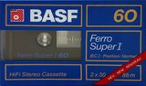 Compact Cassette BASF Ferro Super I 60 Type I Normal 1989 Europe