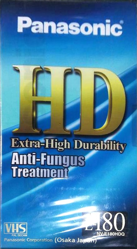 VHS, Video Home System Panasonic HD 180 "NV-E180HDQ" Type I Normal Worldwide