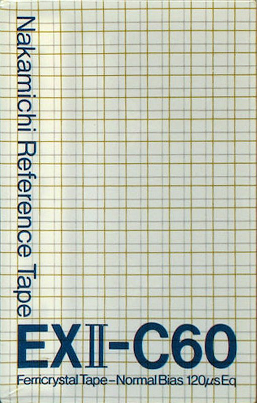 Compact Cassette Nakamichi EX II 60 Type I Normal 1983 Worldwide