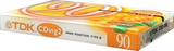 Compact Cassette TDK CDing 2 90 "CD2-90L" Type II Chrome 2000 Japan
