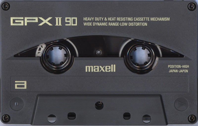 Compact Cassette Maxell GPX 90 Type II Chrome 1992 Europe