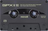 Compact Cassette Maxell GPX 90 Type II Chrome 1992 Europe